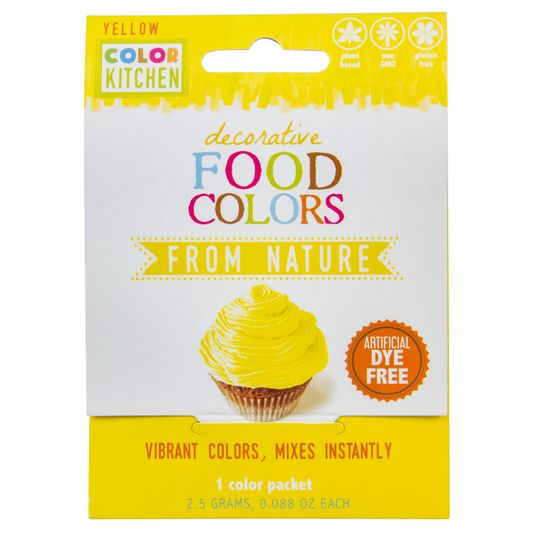 ColorKitchen Decorative Food Coloring, Yellow Azure Standard