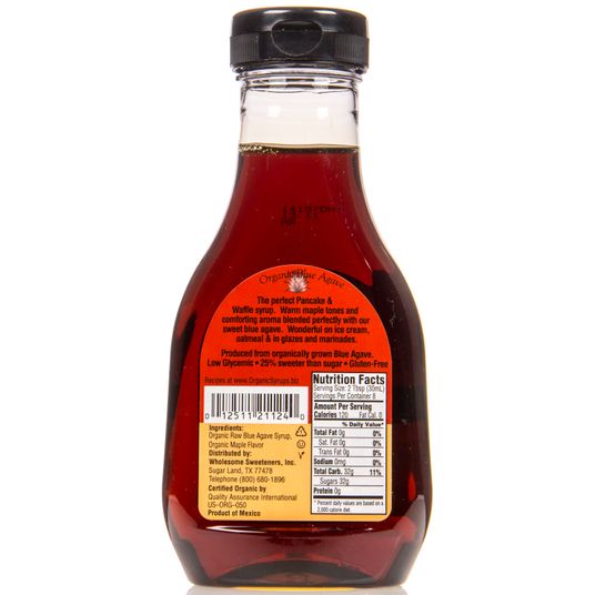 Wholesome Sweeteners Agave, Maple, Organic - Azure Standard