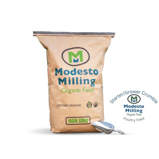 Modesto Milling Chick Starter & Poultry Grower Crumbles, Organic