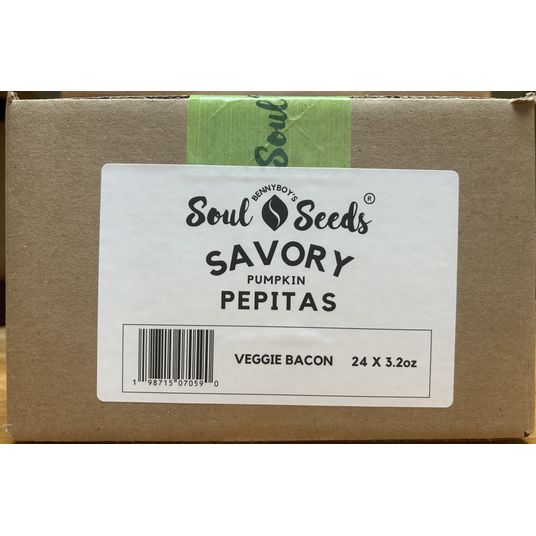 Soul Seeds Savory Pumpkin Pepitas, Veggie Bacon - Azure Standard
