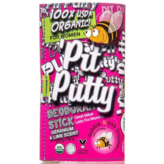 Bubble & Bee Organics Pit Putty, Geranium Lime, Organic - Azure Standard