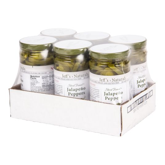 スキー jalapenyo Jeff's Garden Jalapeno Peppers, Sliced - Azure Standard