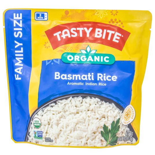 Tasty Bite Basmati Rice, Family Size, Organic - Azure Standard