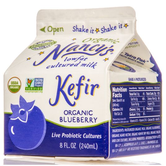 Nancy's Kefir, Blueberry, Lowfat, Organic Azure Standard