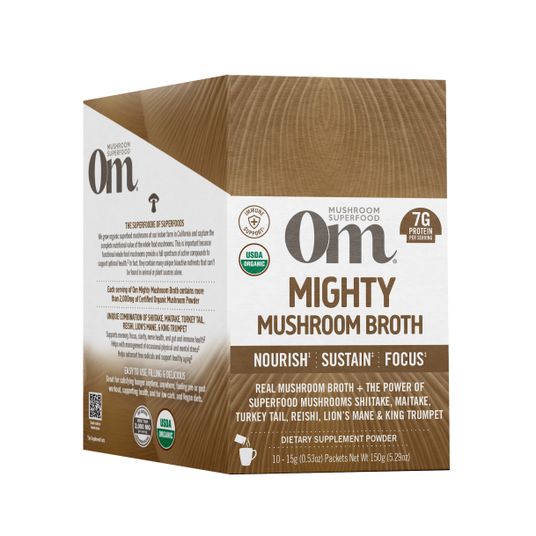 OM Mushroom Superfood Mighty Mushroom Broth, Organic Azure Standard