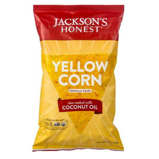 Jackson's Honest Tortilla Chips, Yellow Corn, Organic Azure Standard