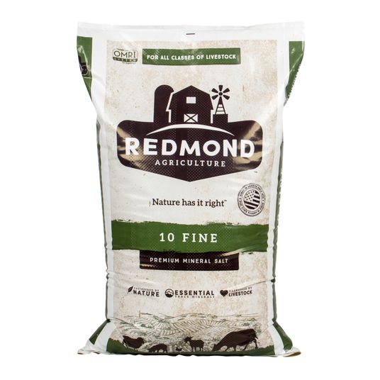 Redmond Agriculture Animal Salt, Fine 10 Azure Standard