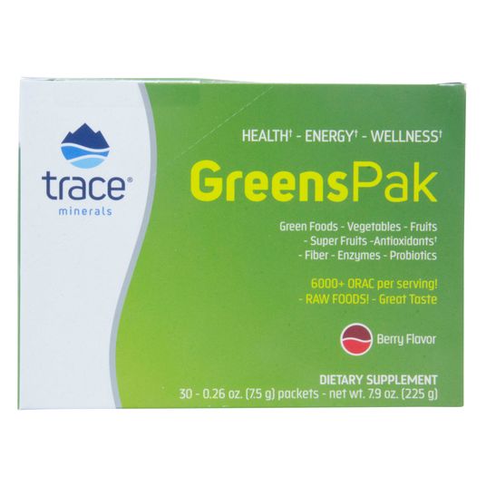 Trace Minerals Greens Pak, Berry - Azure Standard