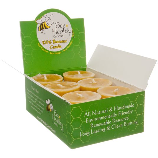 Bee Healthy Candles Candles, Beeswax, Votive Azure Standard