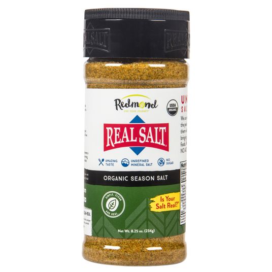 Redmond Season Salt, Real Salt, Organic Azure Standard