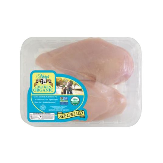 Mary's Chicken Breast, Boneless & Skinless, Frozen, Organic, Random Weight Azure Standard