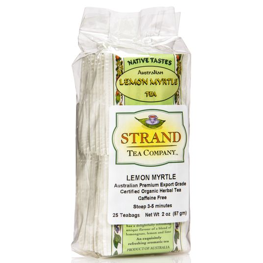 @@Strand Tea Lemon Myrtle Green Tea, Organic - Azure Standard
