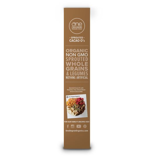 One Degree Veganic Sprouted Cacao O's Cereal, Organic - Azure Standard
