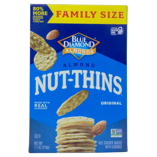 Blue Diamond Almond Nut Thins Cracker Azure Standard