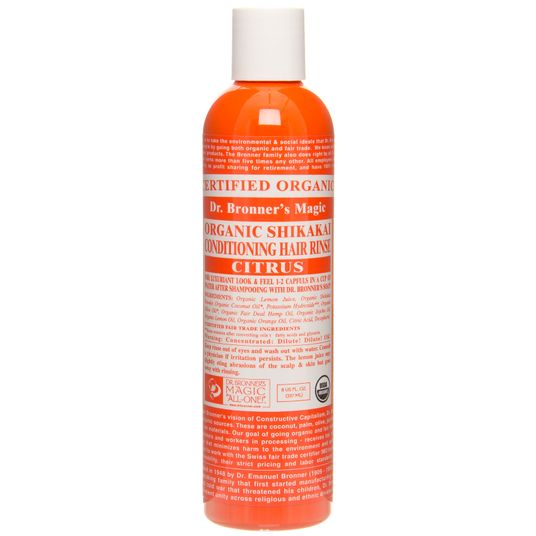 Dr Bronner Shikakai Conditioning Hair Rinse Citrus, Organic