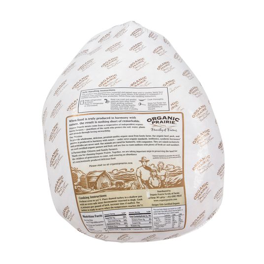 Organic Prairie Organic Whole Young Turkey With Giblets