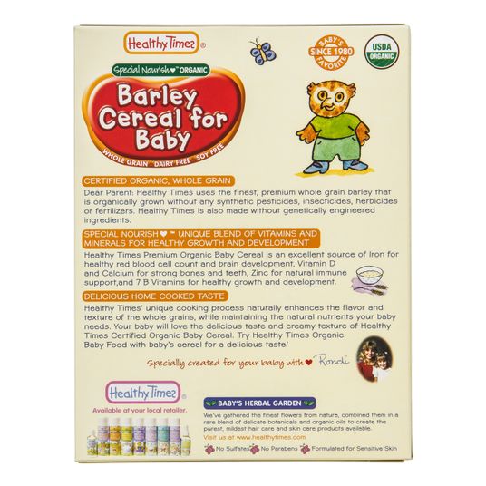 Barley Cereal Organic 8 oz