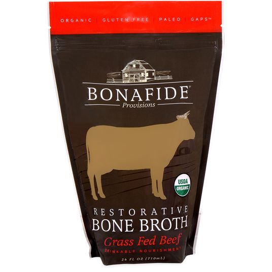Bonafide Provisions Bone Broth, Beef, Organic, Frozen Azure Standard