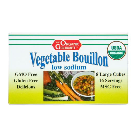 The Organic Gourmet Vegetable Bouillon Cubes, LS Azure Standard