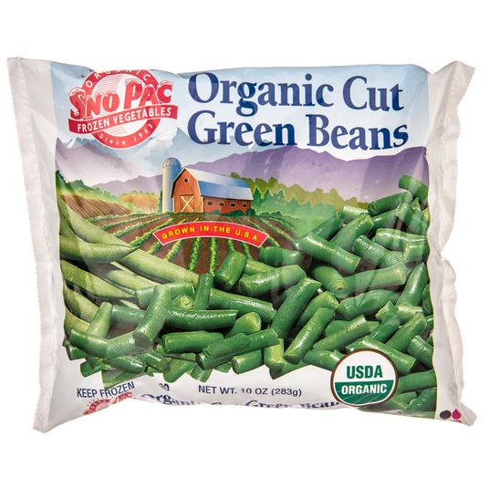 SnoPac Green Beans, Frozen, Organic Azure Standard