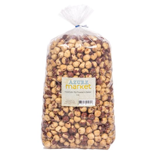Azure Market Hazelnuts, Dry Roasted & Salted - Azure Standard