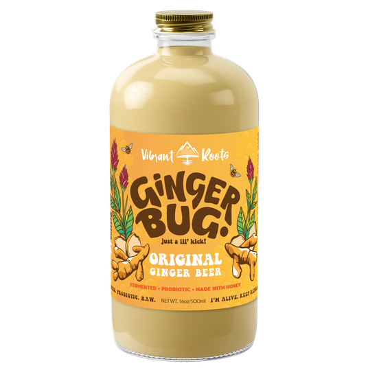 Vibrant Roots Jun Tea Kombucha, Ginger Beer - Azure Standard