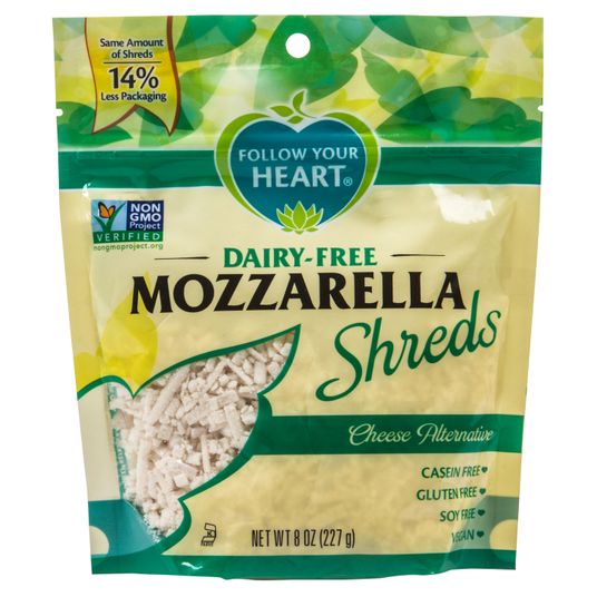 Follow Your Heart Mozzarella Shreds Dairy Free Azure Standard I buy a lot of it and i love the taste. mozzarella shreds dairy free 8 oz