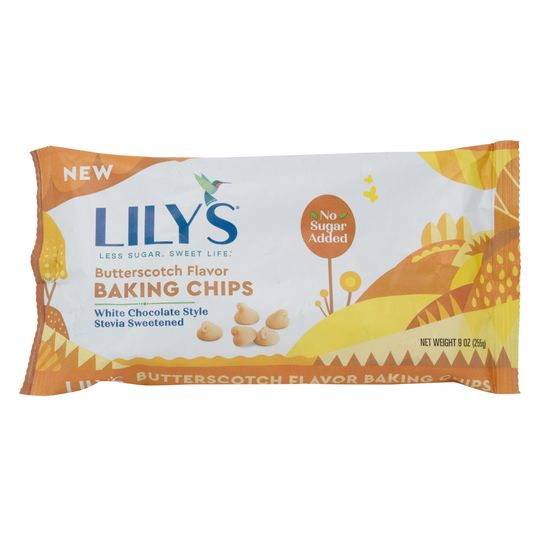 Lily's Baking Chips, Butterscotch, Stevia Sweet Azure Standard
