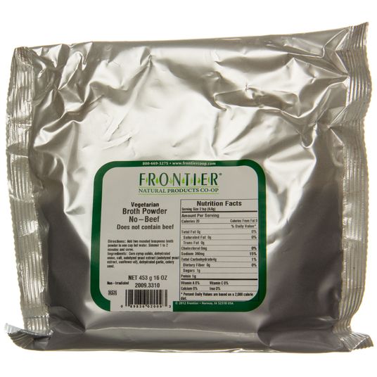 Frontier Vegetarian Beef Flavored Broth Powder Azure Standard