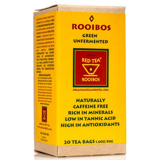 African Red Tea Rooibos Green Tea, Unfermented, Organic Azure Standard