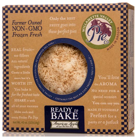 Willamette Valley Fruit Co. American Apple Pie, Frozen - Azure