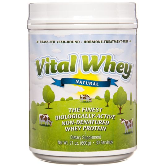 Well Wisdom Whey Vital Protein Powder, Natural Azure Standard