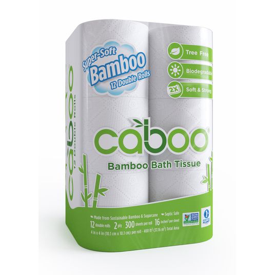 100% Bamboo & Sugarcane Toilet Paper, 2 Ply, 300 Sheets, 6 Rolls – Nature's  Greatest Foods