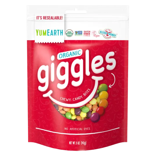 Yum Earth Chewy Candy Bites, Giggles, Organic - Azure Standard