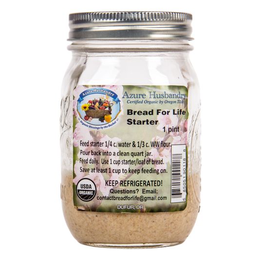 Azure Husbandry Bread for Life Starter, Refrigerated Azure Standard