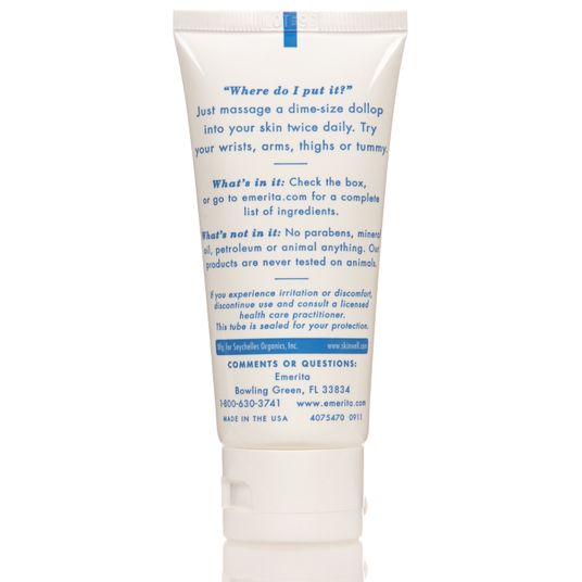 Emerita Pro-Gest Body Cream, Paraben Free - Azure Standard