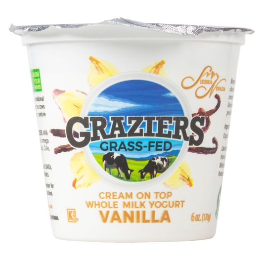 Sierra Nevada Cheese Company Graziers, Whole Milk Yogurt, Vanilla