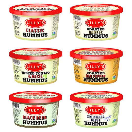 Lilly's Hummus Variety Pack, 6 Flavors Azure Standard