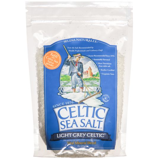 Buy Celtic Sea Salt Celtic Sea Salt Crystals Light Grey - 22 lbs