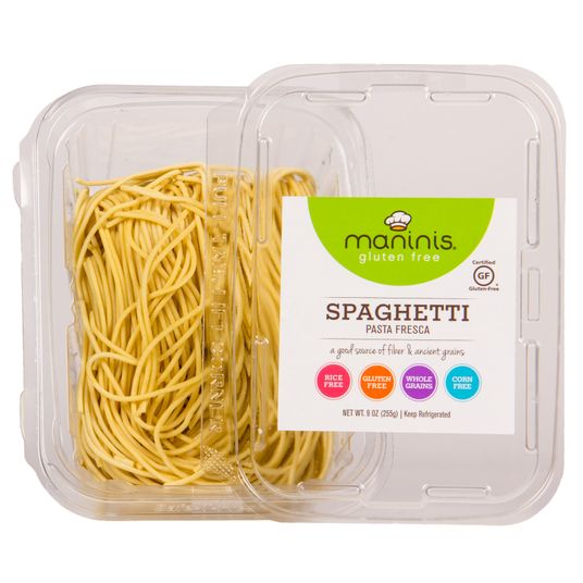 Maninis Gluten Free Spaghetti Noodles, Gluten Free, Frozen Azure