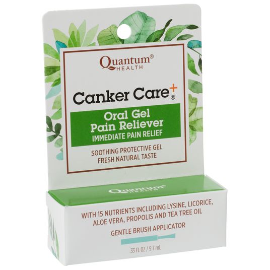 Quantum Health Canker Care + Oral Gel Pain Reliever Azure Standard