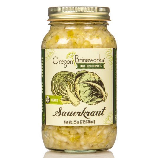 Oregon Brineworks Sauerkraut, Raw, Fermented, Organic Azure Standard