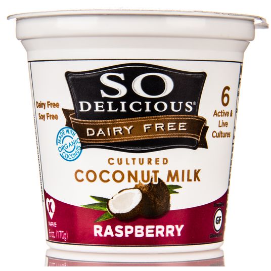 So Delicious Creamy Raspberry Coconut Milk Yogurt, Cultured Azure Standard