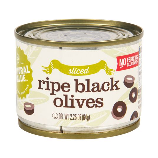 Natural Value Olives, Black, Sliced Azure Standard