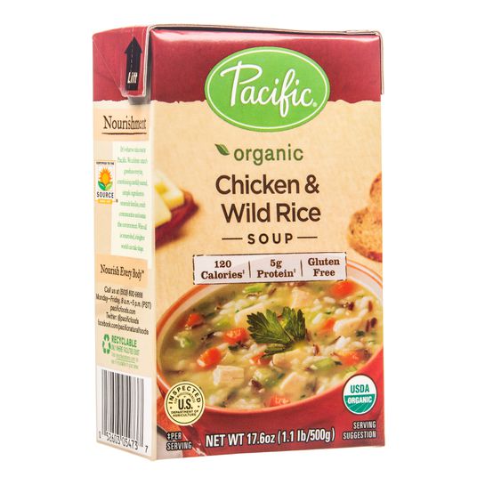 Pacific Foods Soup, Organic, Chicken & Wild Rice - 16.3 oz