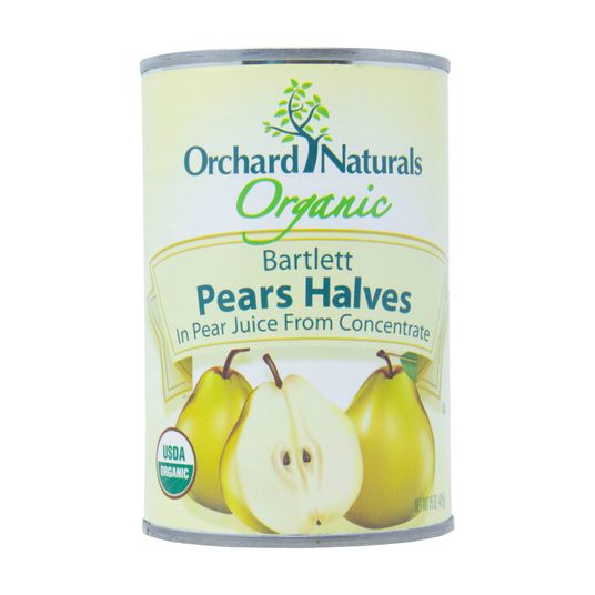 Orchard Naturals Pear, Halves, In Pear Juice, Organic Azure Standard