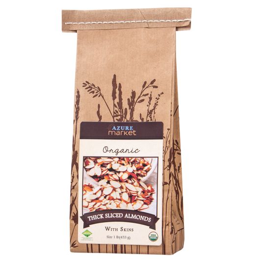 Azure Market Organics Almonds, Thick Sliced, Organic - Azure Standard
