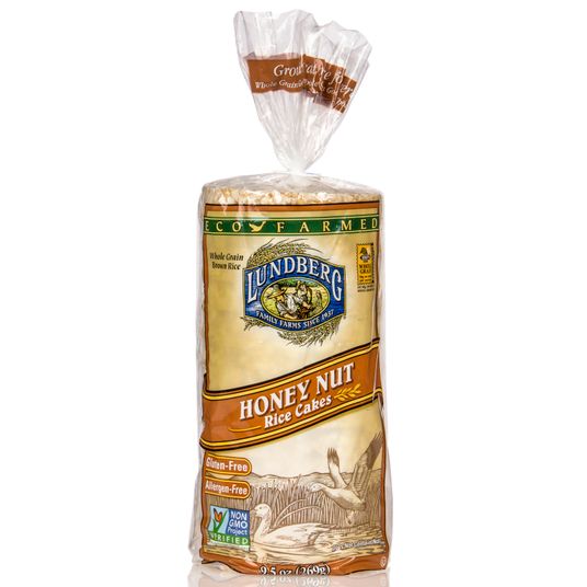 Lundberg Rice Cakes, Honey Nut, EcoFarmed, Gluten Free Azure Standard
