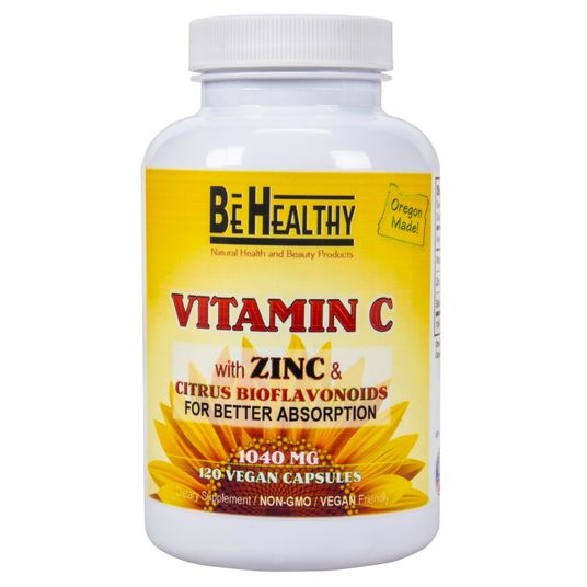 Be Healthy Vitamin C with Zinc and Citrus Bioflavonoids Azure Standard