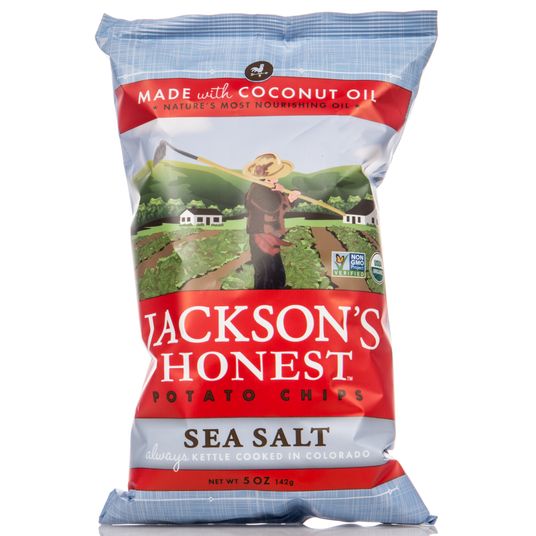 Jackson's Honest Potato Chips, Sea Salt Coconut Oil, Organic Azure